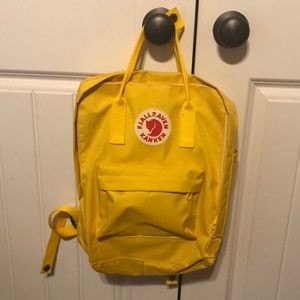 Warm Yellow Fjallraven Kanken (original size)